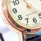 シチズン CITIZEN Q&Q falcon ファルコン レディース 腕時計 クリーム ブラウン 茶 SS レザー ブレス アナログ クォーツ QZ ウォッチ  【中古】【送料無料】 ht5878
