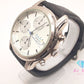 セイコー SEIKO アルファ メンズ 腕時計 クロノグラフ デイト V657-8010 シルバー 黒 ブラック SS レザー ブレス アナログ クォーツ QZ ウォッチ ALFA  【中古】【送料無料】 ht5888