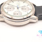 セイコー SEIKO アルファ メンズ 腕時計 クロノグラフ デイト V657-8010 シルバー 黒 ブラック SS レザー ブレス アナログ クォーツ QZ ウォッチ ALFA  【中古】【送料無料】 ht5888