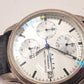 セイコー SEIKO アルファ メンズ 腕時計 クロノグラフ デイト V657-8010 シルバー 黒 ブラック SS レザー ブレス アナログ クォーツ QZ ウォッチ ALFA  【中古】【送料無料】 ht5888