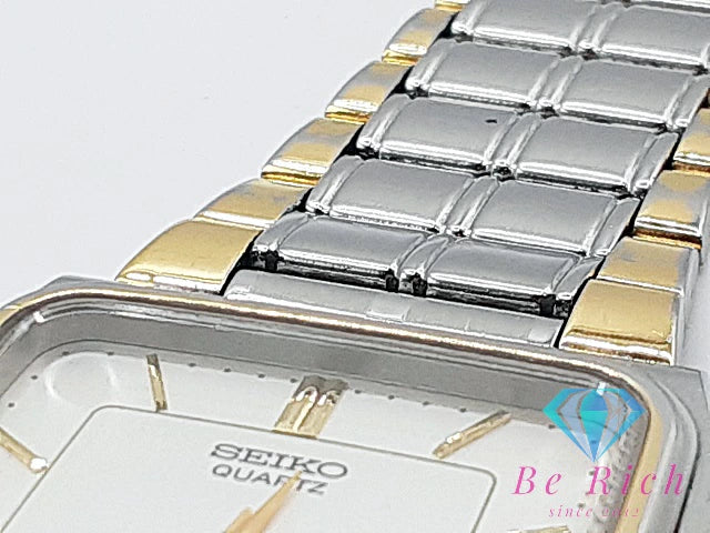 セイコー SEIKO ドルチェ 腕時計 7732-5000 シルバー ゴールド SS GP ブレス アナログ クォーツ QZ ウォッチ DOLCE ユニセックス メンズ レディース 【中古】【送料無料】 ht5892