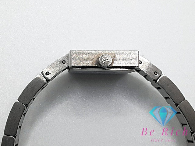 カルバンクライン Calvin Klein レディース腕時計 K6151 スクエア 黒 ブラック シルバー SS ブレス アナログ クォーツ QZ ウォッチ CK 【中古】【送料無料】 ht5895