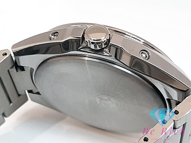 シチズン CITIZEN アテッサ エコ ドライブ デイト CB3010-57L メンズ 腕時計 青 ブルー シルバー チタニウム チタン ブレス アナログ クォーツ QZ ウォッチ 電波 ソーラー Eco-Drive ATTESA    【中古】【送料無料】 ht5897