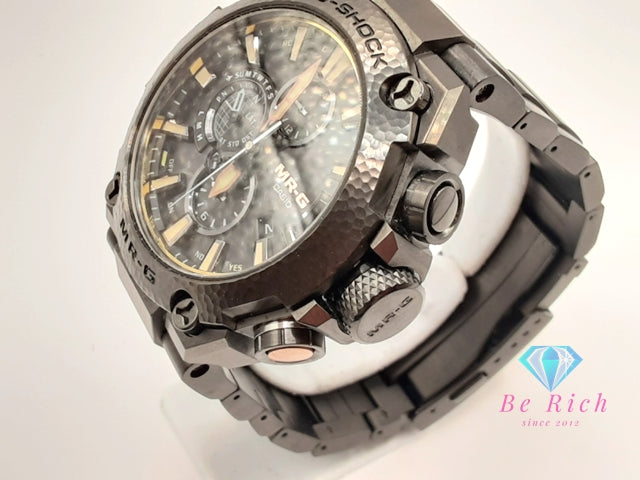 美品 カシオ CASIO G-SHOCK MR-G 鎚起 ( ついき ) 電波 ソーラー メンズ 腕時計 MRG-G2000HB -1AJR 黒 ブラック チタン ブレス アナログ クォーツ スポーツ カジュアル ウォッチ 高級 最高峰 Gショック ジーショック チタニウム 【中古】【送料無料】 ht5924