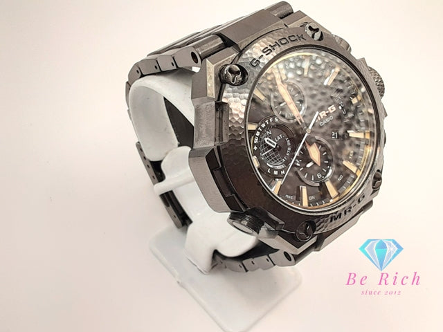 美品 カシオ CASIO G-SHOCK MR-G 鎚起 ( ついき ) 電波 ソーラー メンズ 腕時計 MRG-G2000HB -1AJR 黒 ブラック チタン ブレス アナログ クォーツ スポーツ カジュアル ウォッチ 高級 最高峰 Gショック ジーショック チタニウム 【中古】【送料無料】 ht5924