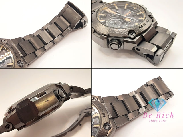 美品 カシオ CASIO G-SHOCK MR-G 鎚起 ( ついき ) 電波 ソーラー メンズ 腕時計 MRG-G2000HB -1AJR 黒 ブラック チタン ブレス アナログ クォーツ スポーツ カジュアル ウォッチ 高級 最高峰 Gショック ジーショック チタニウム 【中古】【送料無料】 ht5924