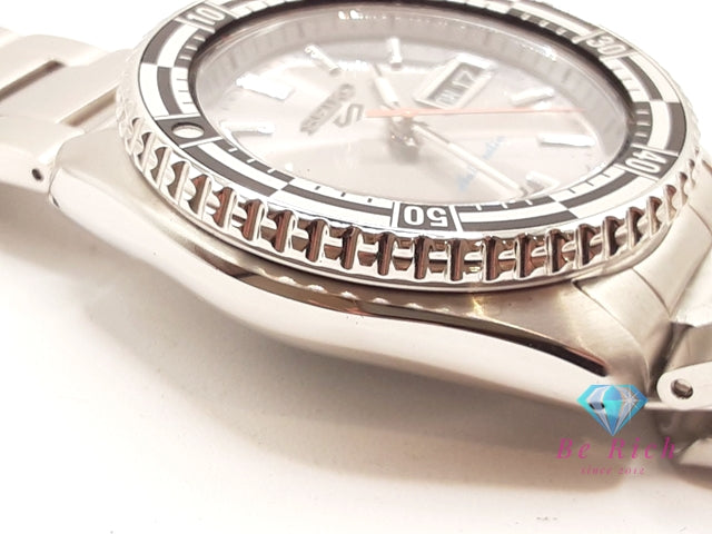 セイコー SEIKO 5 4R36-15E0 自動巻き メンズ 腕時計 デイデイト シルバー SS ブレス AT オートマ ウォッチ ファイブ Five  【中古】【送料無料】 ht5926