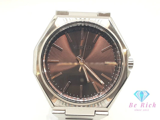 セイコー SEIKO WIRED ワイアード メンズ 腕時計 UJ21-KYH0 茶 ブラウン シルバー ブレス アナログ クォーツ QZ ウォッチ 【中古】【送料無料】 ht5928
