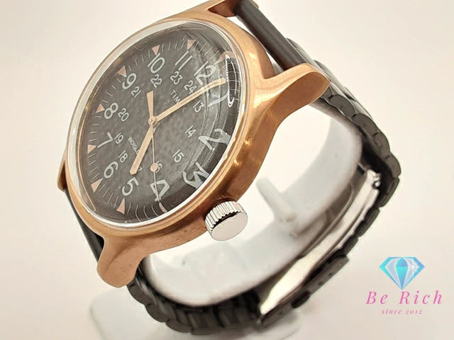 タイメックス TIMEX MK1 steel スチール メンズ 腕時計 TW2R96700 黒 ブラック SS ブレス アナログ クォーツ QZ ウォッチ  【中古】【送料無料】 ht5931