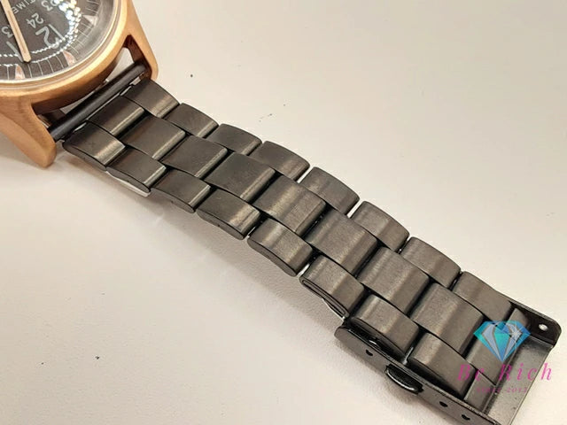 タイメックス TIMEX MK1 steel スチール メンズ 腕時計 TW2R96700 黒 ブラック SS ブレス アナログ クォーツ QZ ウォッチ  【中古】【送料無料】 ht5931
