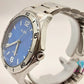 セイコー SEIKO アルバ メンズ 腕時計 VJ21-KNF0 青 ブルー シルバー SS ブレス アナログ クォーツ QZ ウォッチ ALBA 【中古】【送料無料】 ht5932
