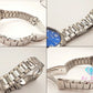 セイコー SEIKO アルバ メンズ 腕時計 VJ21-KNF0 青 ブルー シルバー SS ブレス アナログ クォーツ QZ ウォッチ ALBA 【中古】【送料無料】 ht5932