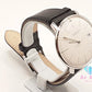 ユンハンス JUNGHANS マックスビル 自動巻き メンズ 腕時計 デイト 27 / 4002 46 ホワイト 白  ブラック 黒 SS レザー ブレス アナログ オートマ AT ウォッチ Max Bill 【中古】【送料無料】 ht5936