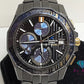 美品 カシオ CASIO オシアナス マンタ OCW-S6000 電波 ソーラー メンズ 腕時計 ブラック ブルー 黒 青 シルバー チタン ブレス アナログ クォーツ QZ ウォッチ  【中古】【送料無料】 ht5968