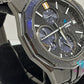 美品 カシオ CASIO オシアナス マンタ OCW-S6000 電波 ソーラー メンズ 腕時計 ブラック ブルー 黒 青 シルバー チタン ブレス アナログ クォーツ QZ ウォッチ  【中古】【送料無料】 ht5968