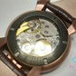 ガガミラノ GAGA MILANO マヌアーレ 48 MM 手巻き メンズ 腕時計 5016.5 500本 限定 茶 ブラウン カーボン SS GP レザー ブレス アナログ ウォッチ  【中古】【送料無料】 ht5993
