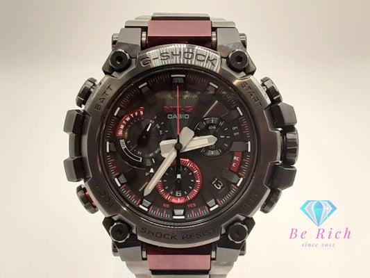 カシオ CASIO G-SHOCK MT-G メンズ 腕時計 MTG-B3000BD-1AJF 黒 ブラック カーボン 樹脂 SS ブレス 電波 タフ ソーラー モバイルリンク アナログ クォーツ QZ ウォッチ   【中古】【送料無料】ht5997