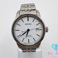 セイコー SEIKO プレサージュ デイト 自動巻き メンズ 腕時計 6R55-00D0 白 ホワイト シルバー SS ブレス オートマ AT ウォッチ PRESAGE   【中古】【送料無料】 ht6016