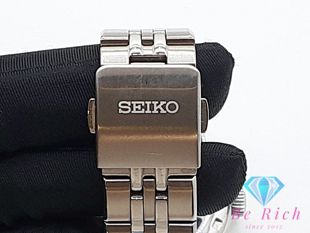 セイコー SEIKO プレサージュ デイト 自動巻き メンズ 腕時計 6R55-00D0 白 ホワイト シルバー SS ブレス オートマ AT ウォッチ PRESAGE   【中古】【送料無料】 ht6016