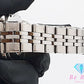セイコー SEIKO プレサージュ デイト 自動巻き メンズ 腕時計 6R55-00D0 白 ホワイト シルバー SS ブレス オートマ AT ウォッチ PRESAGE   【中古】【送料無料】 ht6016