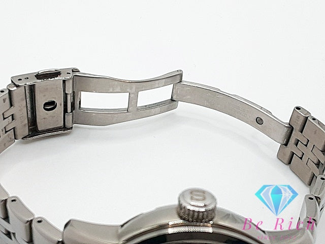セイコー SEIKO プレサージュ デイト 自動巻き メンズ 腕時計 6R55-00D0 白 ホワイト シルバー SS ブレス オートマ AT ウォッチ PRESAGE   【中古】【送料無料】 ht6016