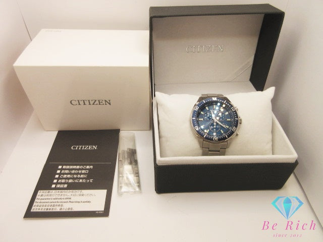 シチズン CITIZEN エコドライブ クロノグラフ デイト VO10-6772F