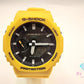 カシオ CASIO G-SHOCK ソーラー メンズ 腕時計 GA-B2100C イエロー 黄 樹脂 ブレス アナデジ デジタル アナログ クォーツ QZ ウォッチ Gショック ジーショック  【中古】【送料無料】ht6113