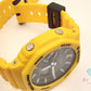 カシオ CASIO G-SHOCK ソーラー メンズ 腕時計 GA-B2100C イエロー 黄 樹脂 ブレス アナデジ デジタル アナログ クォーツ QZ ウォッチ Gショック ジーショック  【中古】【送料無料】ht6113