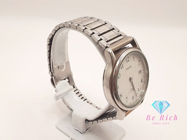 シチズン CITIZEN ベガ ジャンクション 自動巻き メンズ 腕時計 5510-K04361 白 ホワイト シルバー SS ブレス アナログ オートマ AT ウォッチ VEGA  JUNCTION  【中古】【送料無料】 ht6127