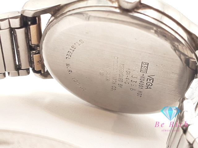 シチズン CITIZEN ベガ ジャンクション 自動巻き メンズ 腕時計 5510-K04361 白 ホワイト シルバー SS ブレス アナログ オートマ AT ウォッチ VEGA  JUNCTION  【中古】【送料無料】 ht6127