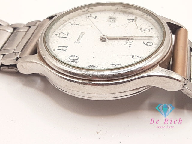 シチズン CITIZEN ベガ ジャンクション 自動巻き メンズ 腕時計 5510-K04361 白 ホワイト シルバー SS ブレス アナログ オートマ AT ウォッチ VEGA  JUNCTION  【中古】【送料無料】 ht6127