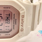 カシオ CASIO Baby-G Shell Pink Colors レディース 腕時計 BG-5606 スクエア シェル ピンク ホワイト 白 樹脂 ブレス デジタル クォーツ QZ ウォッチ G-SHOCK ベビー ジー【中古】【送料無料】ht6130