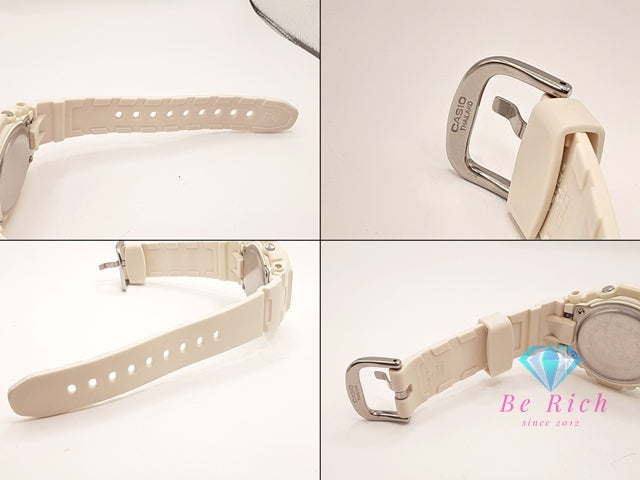 カシオ CASIO Baby-G Shell Pink Colors レディース 腕時計 BG-5606 スクエア シェル ピンク ホワイト 白 樹脂 ブレス デジタル クォーツ QZ ウォッチ G-SHOCK ベビー ジー【中古】【送料無料】ht6130