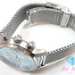セイコー SEIKO ワイアード TOKYO SORA クロノグラフ デイト AGAT454 VD53-KJJ0 メンズ 腕時計 ライト ブルー 水色 SS メッシュ ブレス アナログ クォーツ QZ ウォッチ トーキョー ソラ WIRED 【中古】【送料無料】 ht6133
