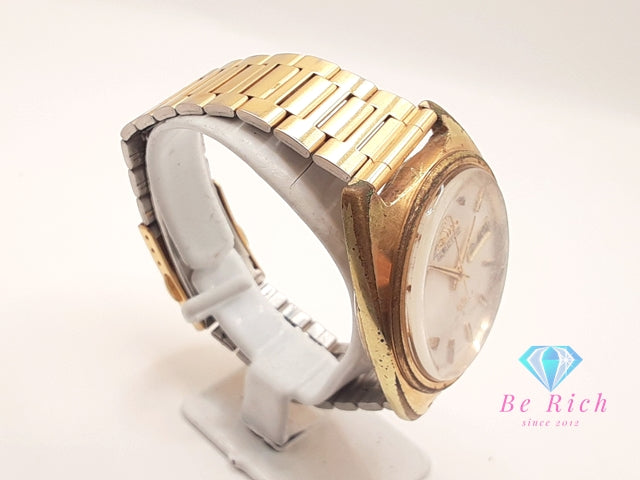 セイコー SEIKO 5 ACTUS ファイブ アクタス 自動巻き メンズ 腕時計 デイデイト 6106-8420 ゴールド GP ブレス アナログ オートマ AT ウォッチ アンティーク ヴィンテージ 【中古】【送料無料】 ht6145
