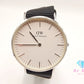ダニエル ウェリントン Daniel Wellington クラシック 36MM 腕時計 B36R8 白 ホワイト ブラック 黒 SS ナイロン NATO ブレス アナログ クォーツ QZ ウォッチ DW メンズ レディース 【中古】【送料無料】 ht6150