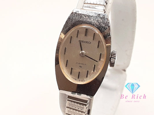 セイコー SEIKO 手巻き 21石 レディース 腕時計 11-7030 シルバー SS WGP ブレス アナログ ウォッチ ヴィンテージ アンティーク   【中古】【送料無料】 ht6152