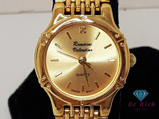 ロマーニ バレンチノ ROMARNI VALENTINO レディース 腕時計 ゴールド SS GP ブレス アナログ クォーツ QZ ファッション ウォッチ 【中古】【送料無料】 ht6168