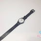 スウォッチ Swatch レディース 腕時計 白 ホワイト 黒 ブラック プラスチック SS 樹脂 ブレス アナログ クォーツ QZ ウォッチ 【中古】【送料無料】 ht6174