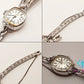 セイコー SEIKO SOLAR 21石 手巻き レディース 腕時計 10-3530 クッション スクエア シルバー SS ブレス アナログ ウォッチ ヴィンテージ アンティーク ソーラー  【中古】【送料無料】 ht6181