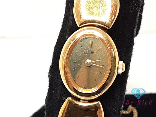 セイコー SEIKO レディース 腕時計 1E20-5590 ゴールド シルバー ブレス アナログ クォーツ QZ ウォッチ バングル 【中古】【送料無料】 ht6193