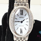 セイコー SEIKO レディース 腕時計 1F20-0BG0 ダイヤ ベゼル 白 ホワイト シェル シルバー SS ブレス アナログ クォーツ QZ ウォッチ 【中古】【送料無料】ht6196