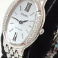 セイコー SEIKO レディース 腕時計 1F20-0BG0 ダイヤ ベゼル 白 ホワイト シェル シルバー SS ブレス アナログ クォーツ QZ ウォッチ 【中古】【送料無料】ht6196