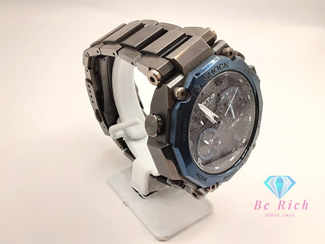 カシオ CASIO G-SHOCK MT-G デュアル コア ガード MTG-B2000B 電波 ソーラー メンズ 腕時計 黒 ブラック SS カーボン QZ アナログ クォーツ ウォッチ MT-G DUAL CORE GUARD   【中古】【送料無料】 ht6230