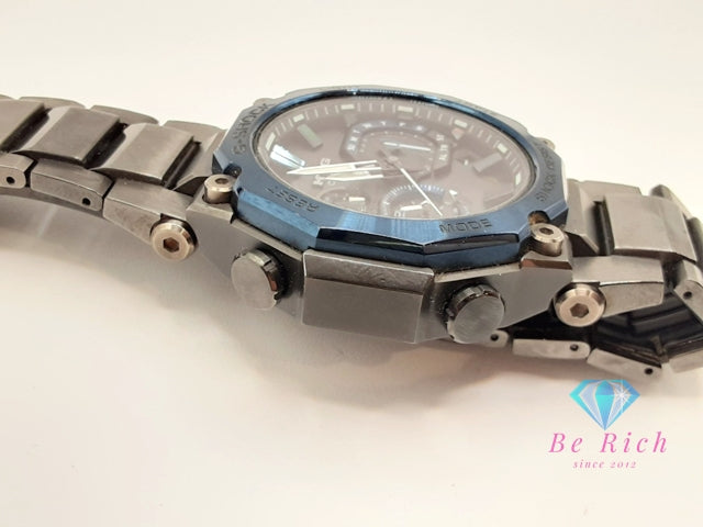 カシオ CASIO G-SHOCK MT-G デュアル コア ガード MTG-B2000B 電波 ソーラー メンズ 腕時計 黒 ブラック SS カーボン QZ アナログ クォーツ ウォッチ MT-G DUAL CORE GUARD   【中古】【送料無料】 ht6230