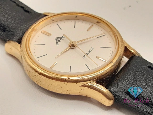 オリエント ORIENT レディース 腕時計 5FM413-00BJ 白 ホワイト ブラック 黒 SS レザー ブレス アナログ クォーツ QZ ウォッチ 【中古】【送料無料】 ht6250