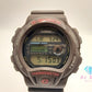 カシオ CASIO G-SHOCK メンズ 腕時計 DW6100 温度 サーモ センサー 搭載 黒 ブラック ダーク ブラウン 茶 SS 樹脂 ブレス デジタル クォーツ QZ ウォッチ 【中古】【送料無料】ht6296