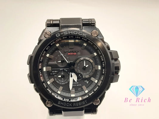 カシオ CASIO G-SHOCK MT-G MTG-S1000BD メンズ 腕時計 黒 ブラック SS 樹脂 クロノグラフ デイト 電波 ソーラー クォーツ QZ ウォッチ Gショック ジーショック  【中古】【送料無料】ht6302