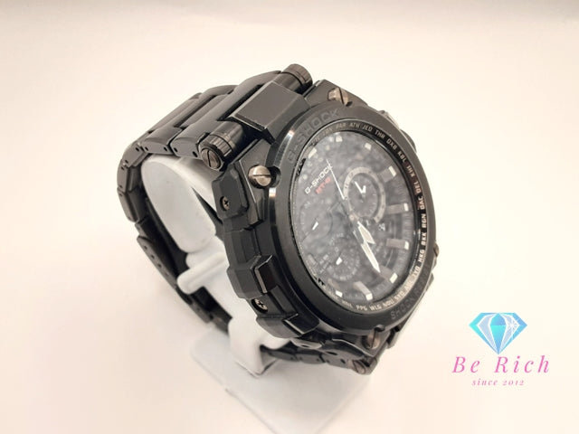 カシオ CASIO G-SHOCK MT-G MTG-S1000BD メンズ 腕時計 黒 ブラック SS 樹脂 クロノグラフ デイト 電波 ソーラー クォーツ QZ ウォッチ Gショック ジーショック  【中古】【送料無料】ht6302