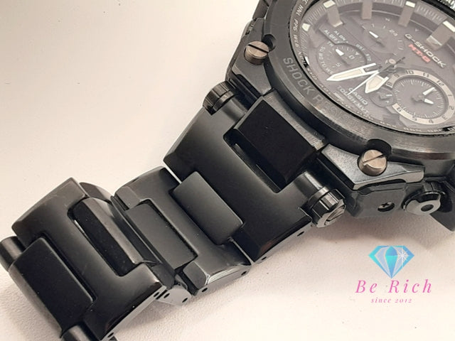 カシオ CASIO G-SHOCK MT-G MTG-S1000BD メンズ 腕時計 黒 ブラック SS 樹脂 クロノグラフ デイト 電波 ソーラー クォーツ QZ ウォッチ Gショック ジーショック  【中古】【送料無料】ht6302